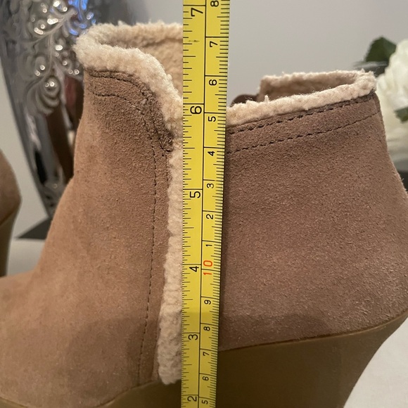 Nubuck Wedge Booties - Picture 9 of 10